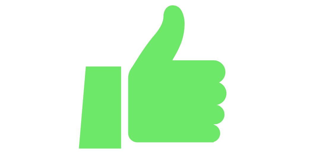 Green thumbs-up icon